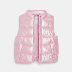 سترة بدون أكمام لامعة وردية...